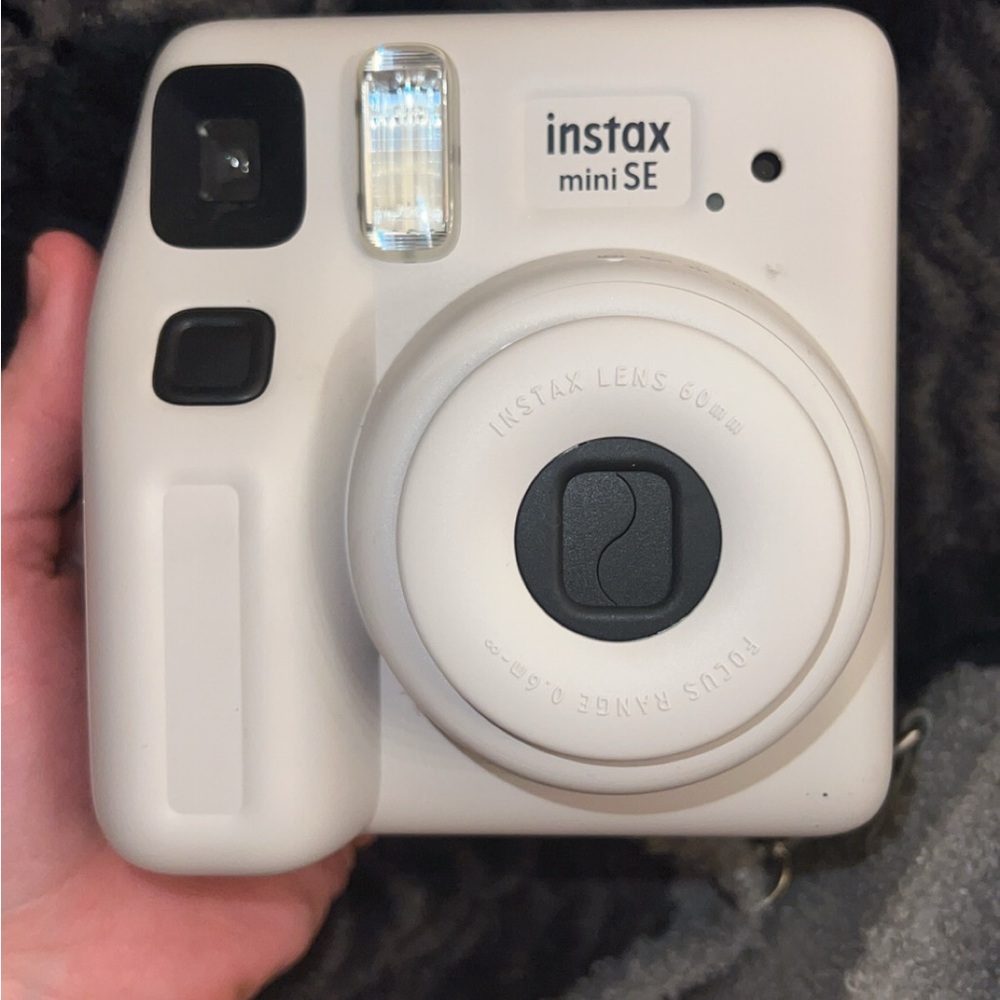 Instax Mini SE Instant Camera in White